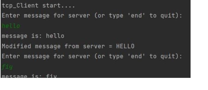 Solved Now we will allow the client to send as many messages | Chegg.com