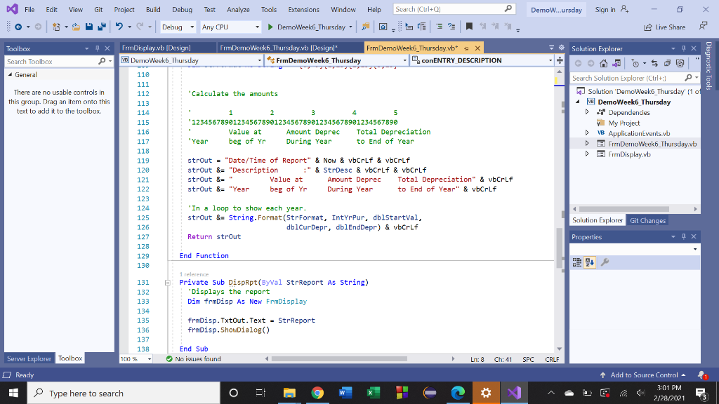 Visual Basic program help. Project Specifications: | Chegg.com