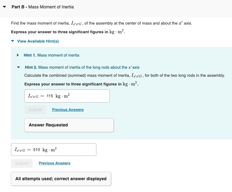 Solved NEED HELP WITH PART B AND C. I've Tried All The | Chegg.com