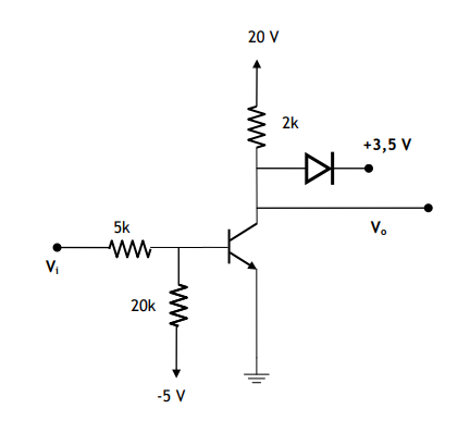 Solved For the circuit shown below left, find the output | Chegg.com