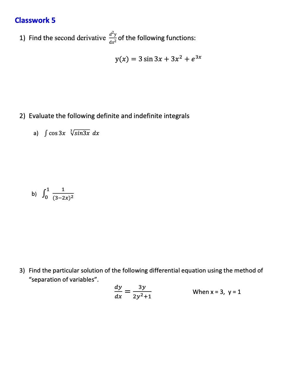 solved-classwork-5-1-find-the-second-derivative-b-so-d-y-chegg-com