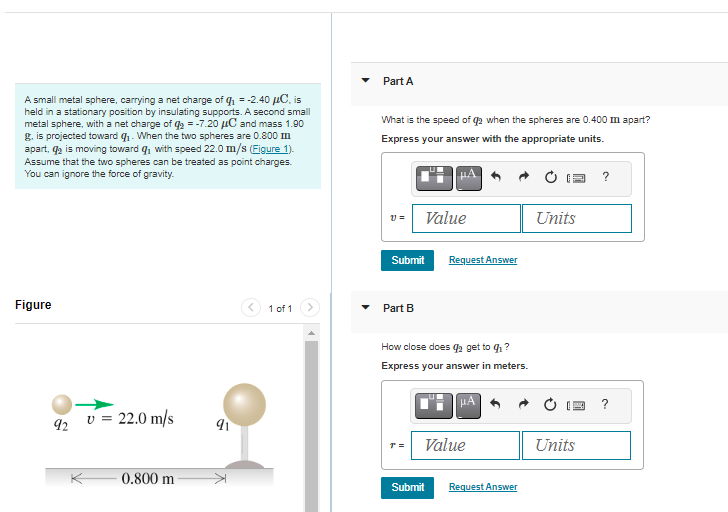 Solved A small metal sphere, carrying a net charge of