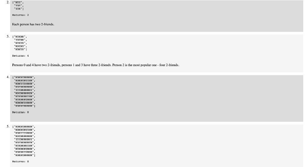 Solved APT: Friend Score (2-Friend) Problem Statement | Chegg.com