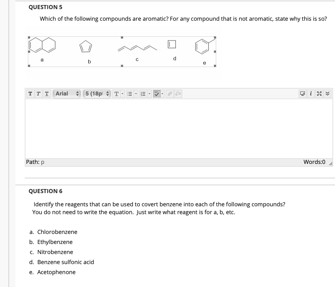 Solved QUESTION 5 Which Of The Following Compounds Are | Chegg.com