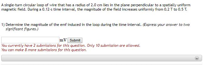 Solved A single-turn circular loop of wire that has a radius | Chegg.com