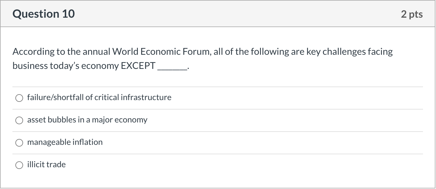 Solved Question 8 2 Pts Which Of The Following Should Chegg