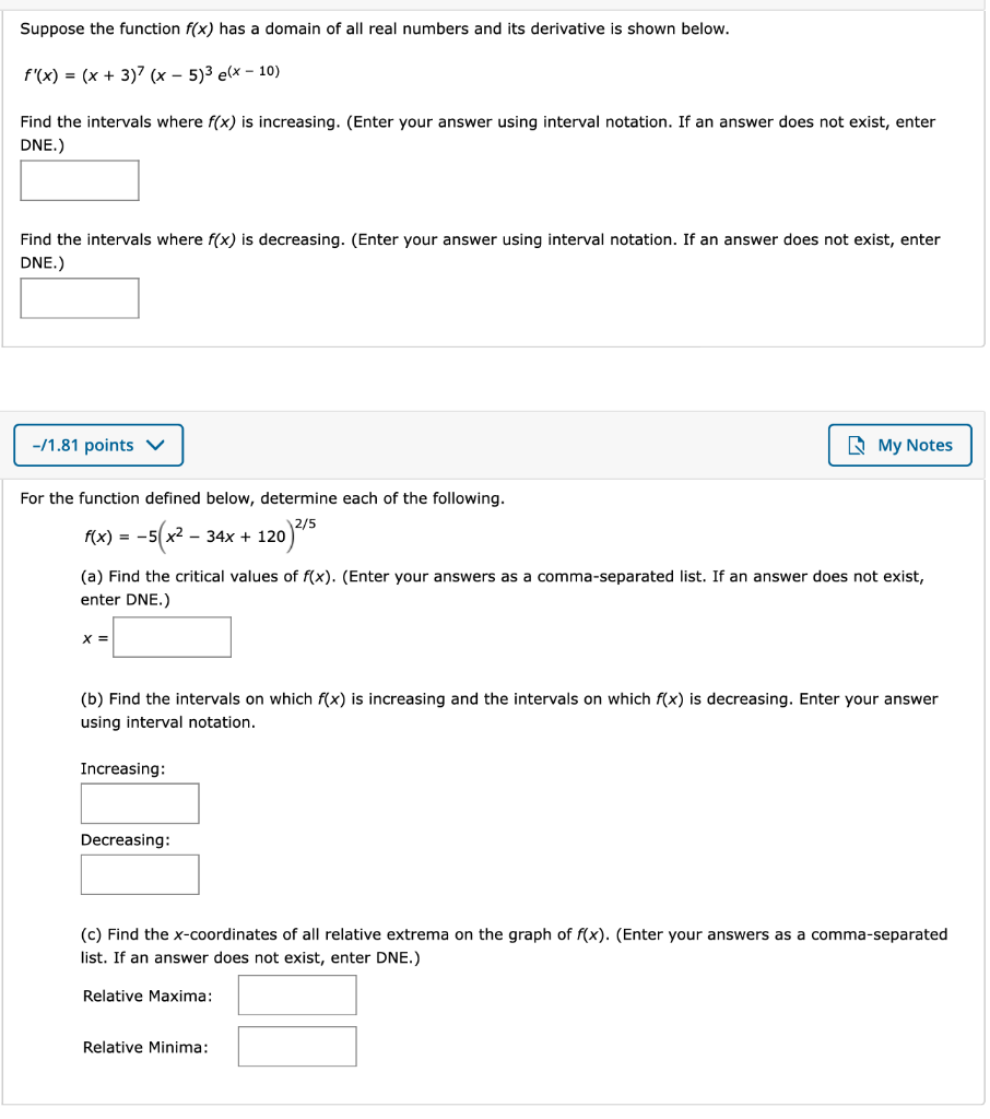 Solved Suppose the function f(x) has a domain of all real | Chegg.com