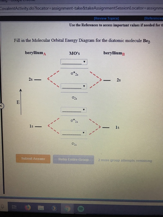Solved In the diagram below, label each molecular orbital | Chegg.com