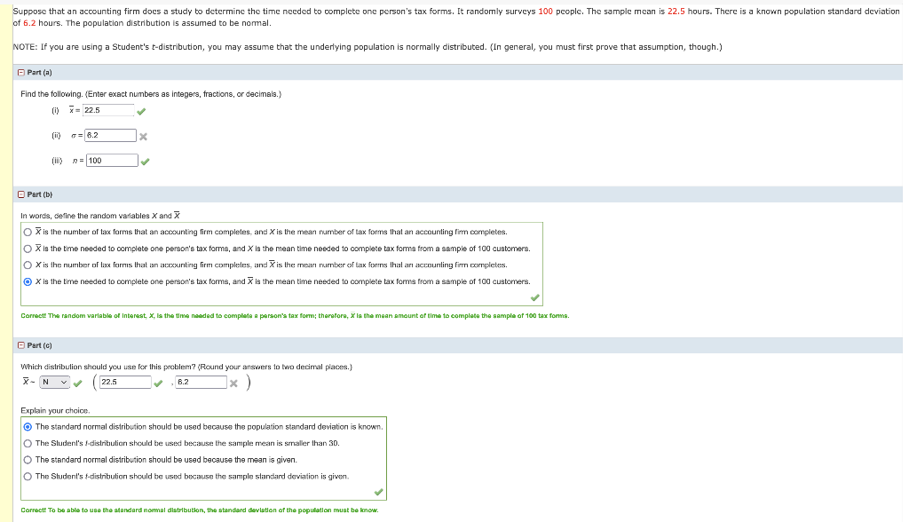 Solved Suppose that an accounting firm does a study to | Chegg.com