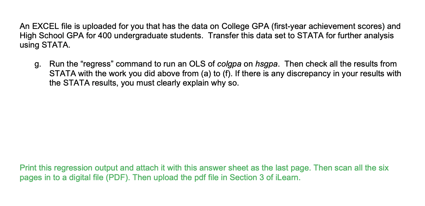 Solved Section B: Descriptive Questions This section | Chegg.com