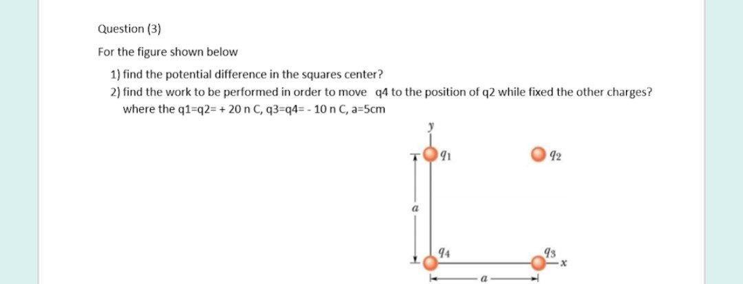 Solved Question (3) For The Figure Shown Below 1) Find The | Chegg.com