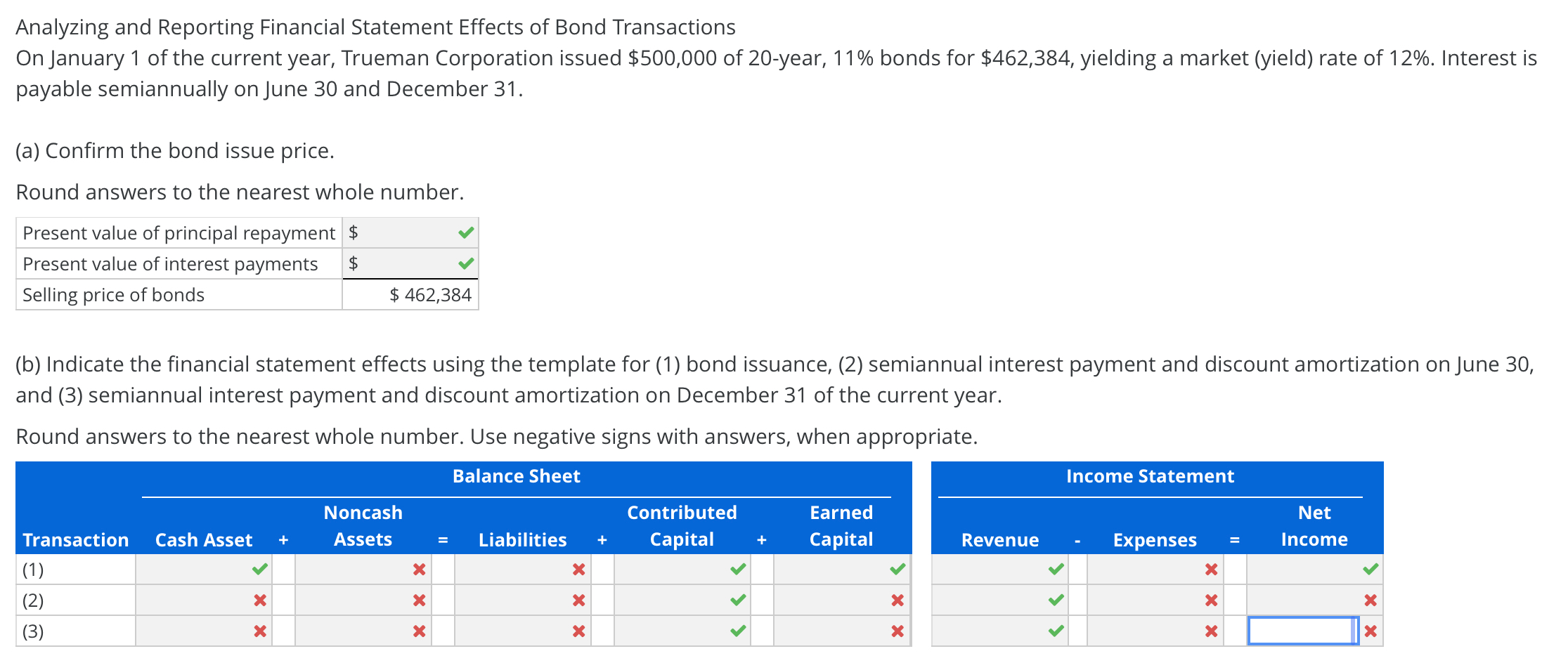 Solved Analyzing And Reporting Financial Statement Effects | Chegg.com