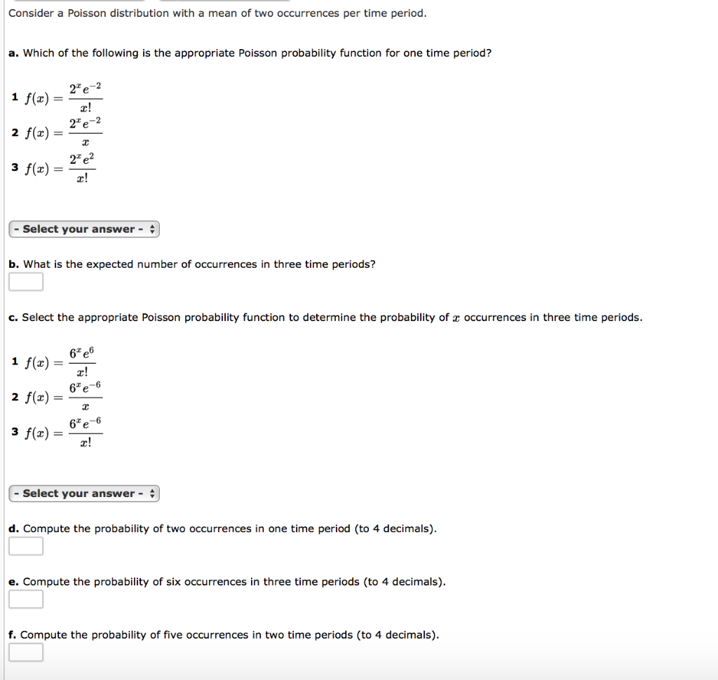 solved-consider-a-poisson-distribution-with-a-mean-of-two-chegg