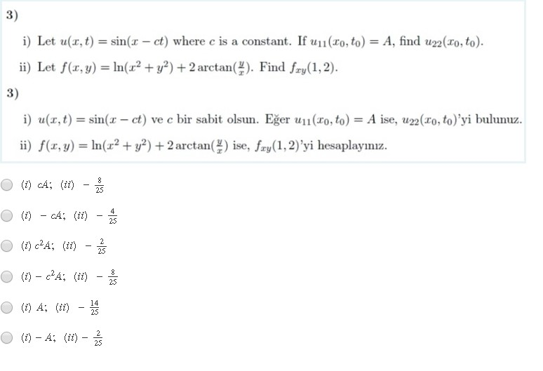 Solved Let U X T Sin X Ct Where C Is A Constant If Chegg Com