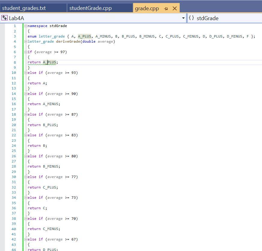 Solved C++ Visual Studio 2019 Part A : Program | Chegg.com