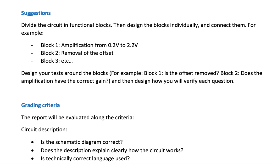 Solved The assignment Design and simulate a circuit that | Chegg.com