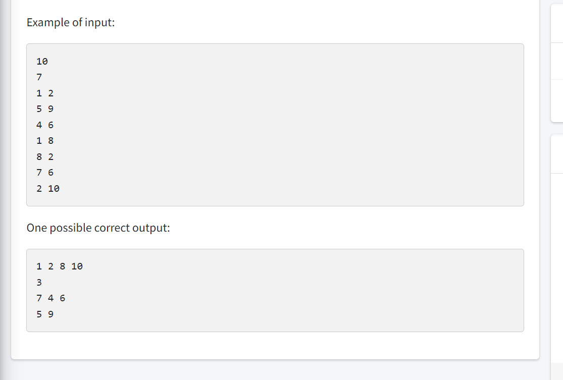 Solved Python A undirected, unweighted graph with N vertices | Chegg.com
