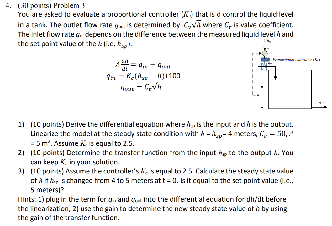 (30 points) Problem 3 You are asked to evaluate a | Chegg.com