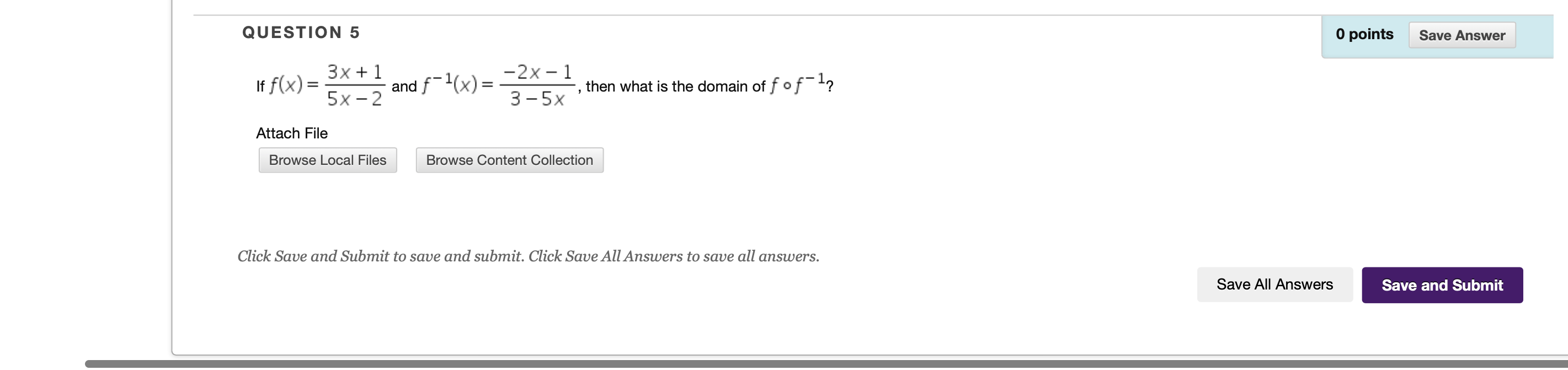 Solved QUESTION 1 10 points Save Answer Part a) If f(x) = = | Chegg.com