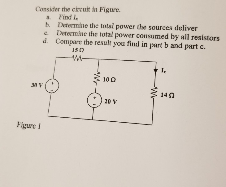 Solved Consider The Circuit In Figure. A. Find I B. | Chegg.com