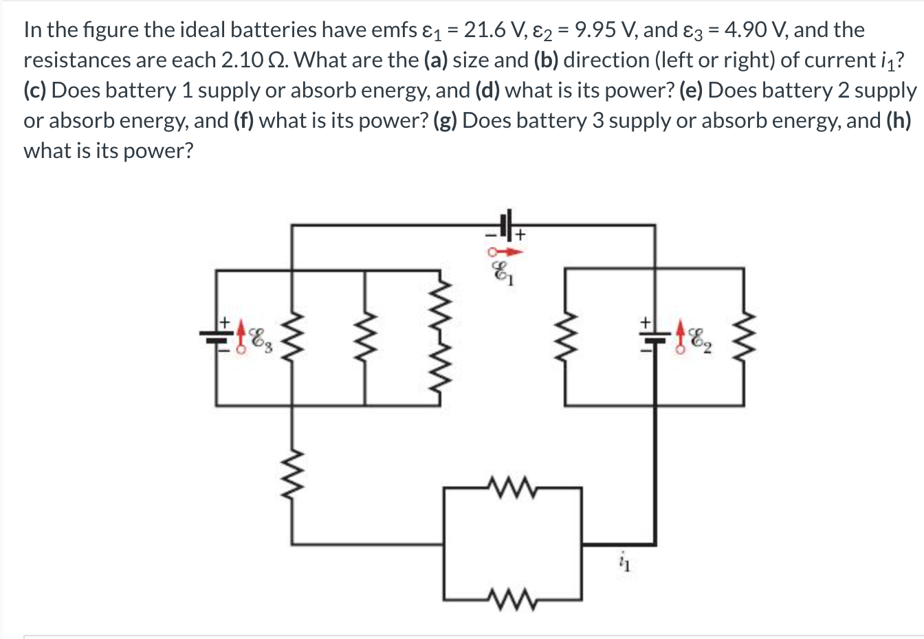 Solved = = In The Figure The Ideal Batteries Have Emfs £1 = | Chegg.com