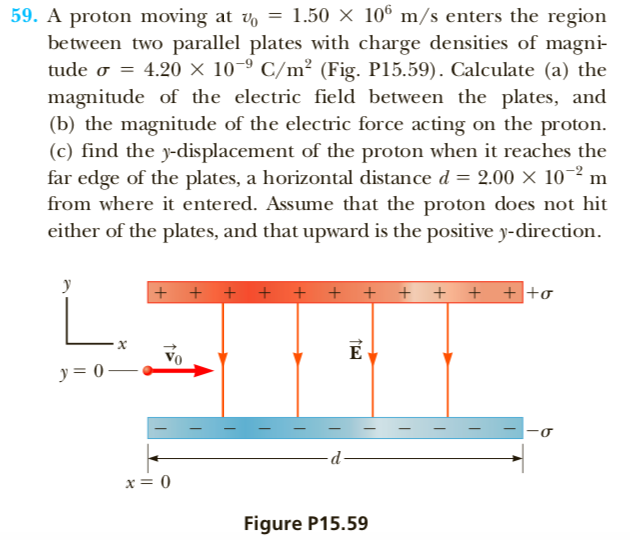 Solved 59 A Proton Moving At 150 X 106 Ms Enters The 5791