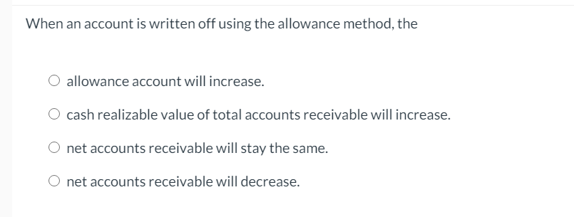 solved-when-an-account-is-written-off-using-the-allowance-chegg