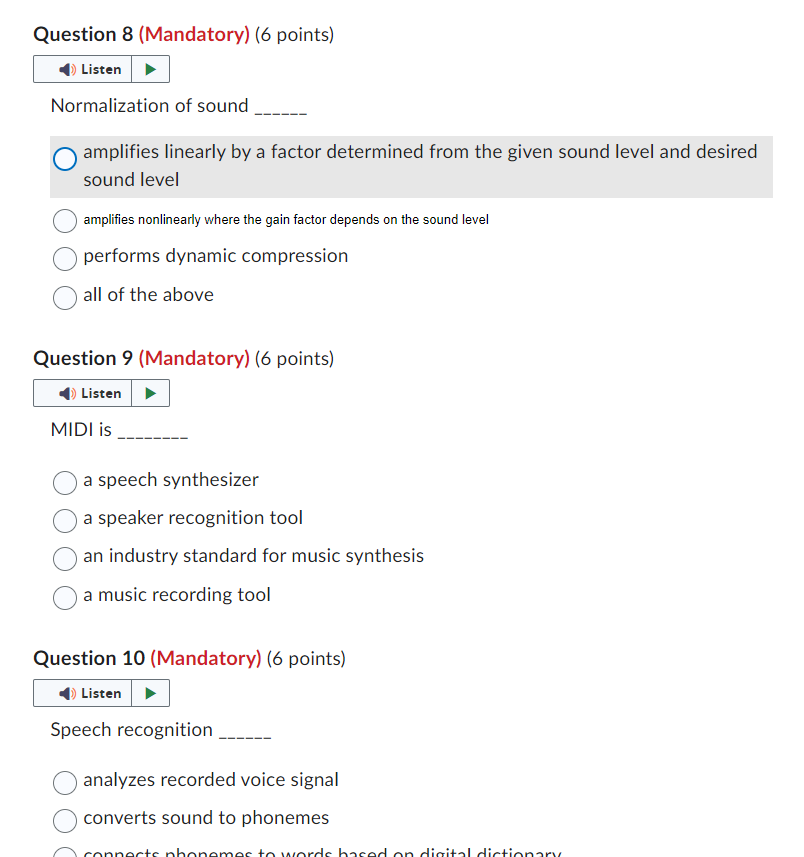 Solved Normalization of sound amplifies linearly by a factor