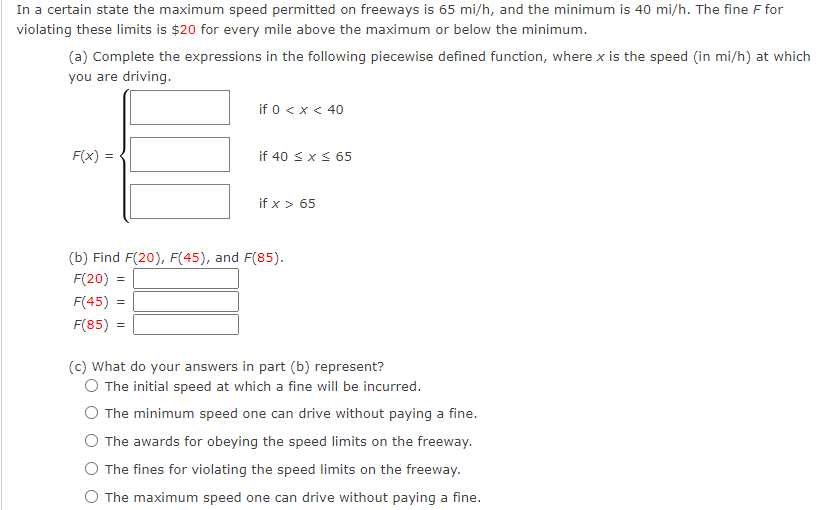 Solved In a certain state the maximum speed permitted on | Chegg.com