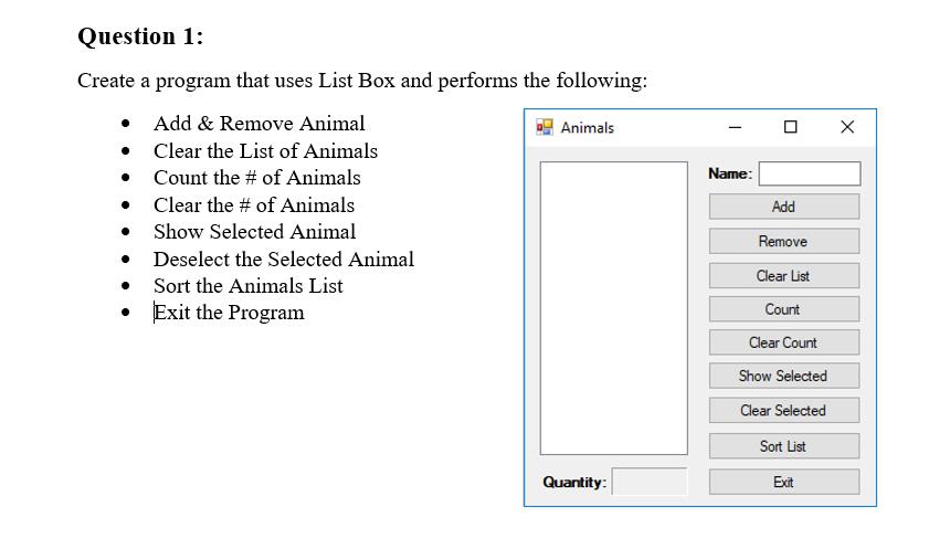 Hi, I want these answers in VB Program, Visual Basic | Chegg.com