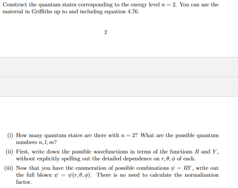 Solved Construct the quantum states corresponding to the | Chegg.com