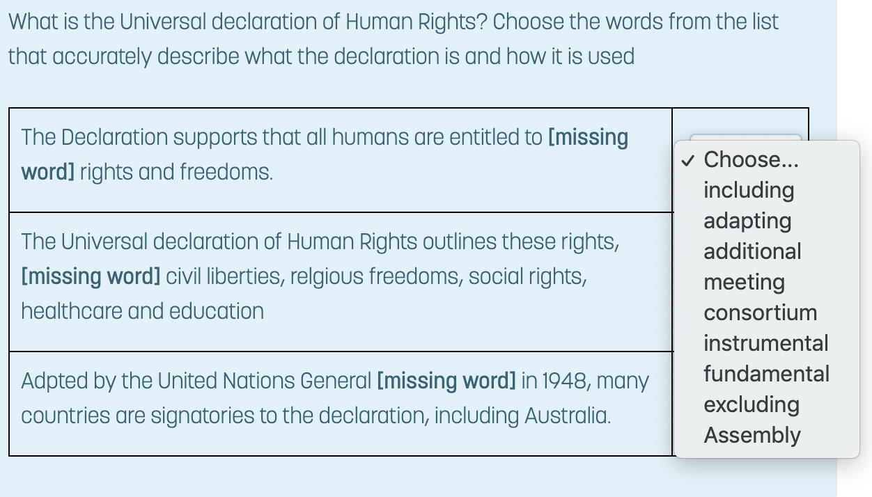 Solved What is the Universal declaration of Human Rights?