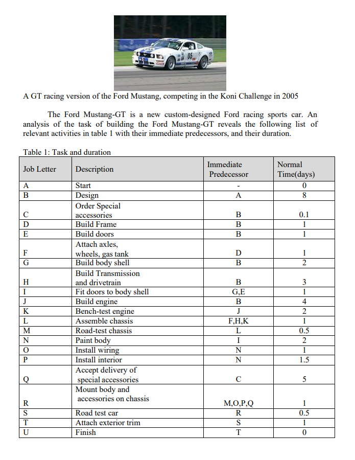 MANAGEMENT SCIENCE - CASE STUDY QUESTIONS Ford Motor | Chegg.com