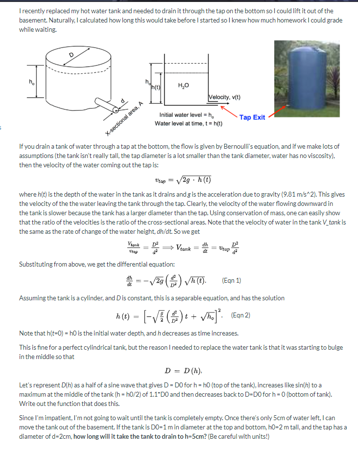 Solved How can I type up a program for this in MatLab? | Chegg.com