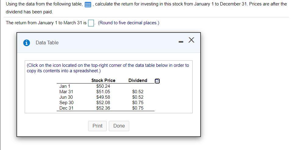 Solved 3 Using The Data From The Following Table, Calculate | Chegg.com