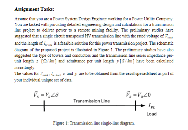 Assignment Tasks: Assume that you are a Power System | Chegg.com