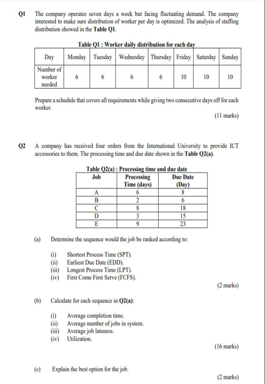 solved-q1-the-company-operates-seven-days-a-week-but-facing-chegg