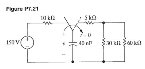 Solved Section 7.2 7.21 The switch in the circuit in | Chegg.com ...