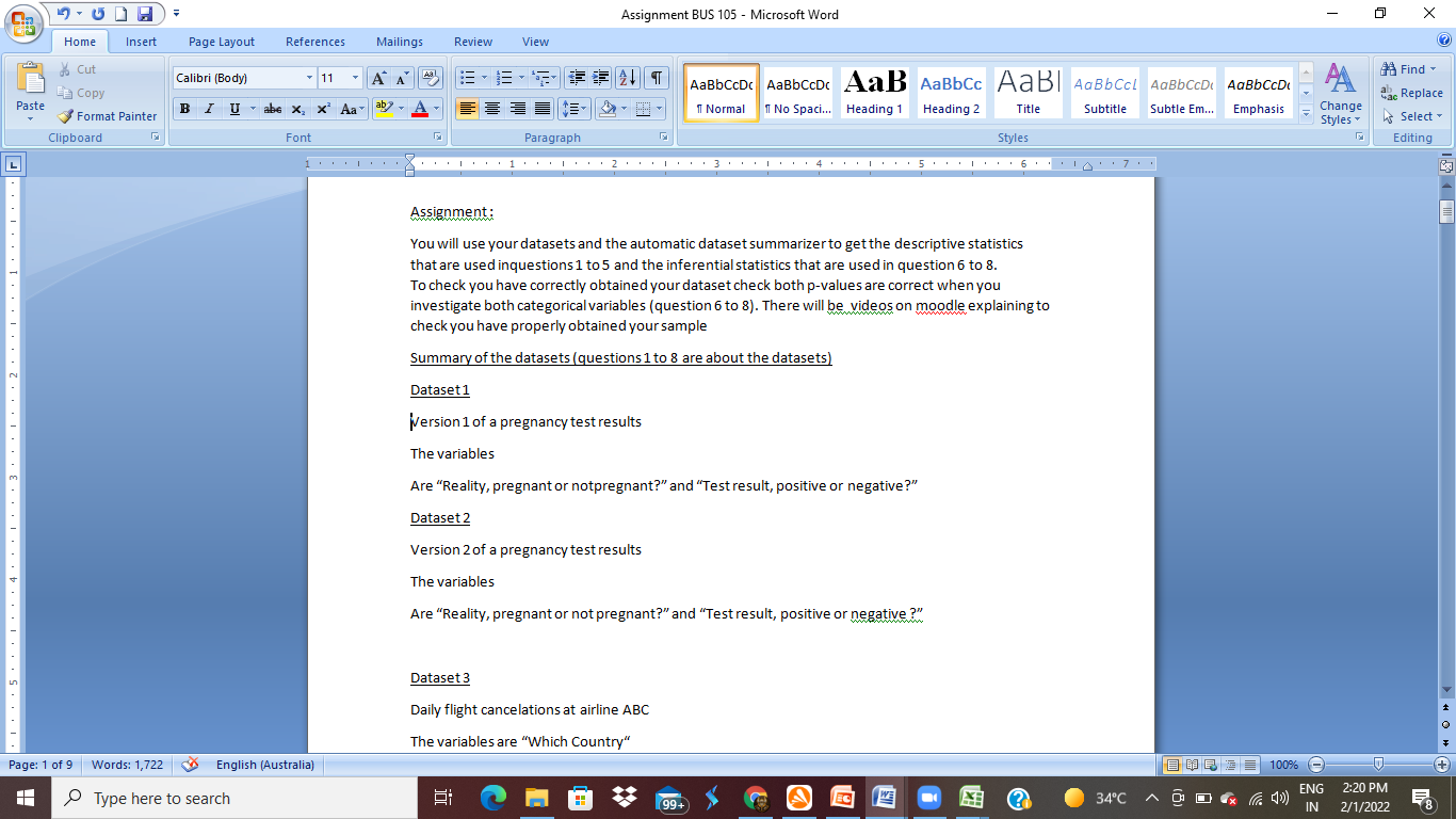 Cla - U Assignment BUS 105 - Microsoft Word х Home | Chegg.com