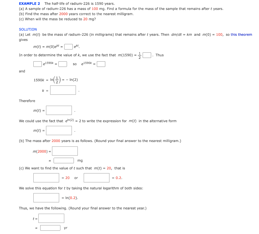 Solved Part 1 of 3 Since the relative growth rate is 0.4416, | Chegg.com