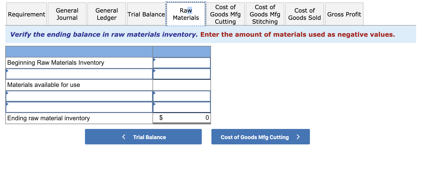 Solved Record the purchase of materials (on credit). Record