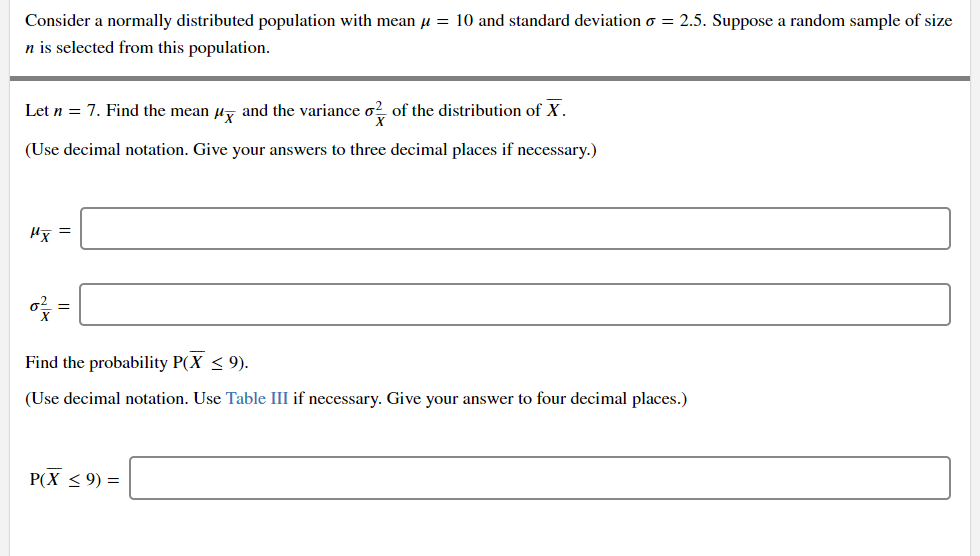 Solved Consider A Normally Distributed Population With Me Chegg Com