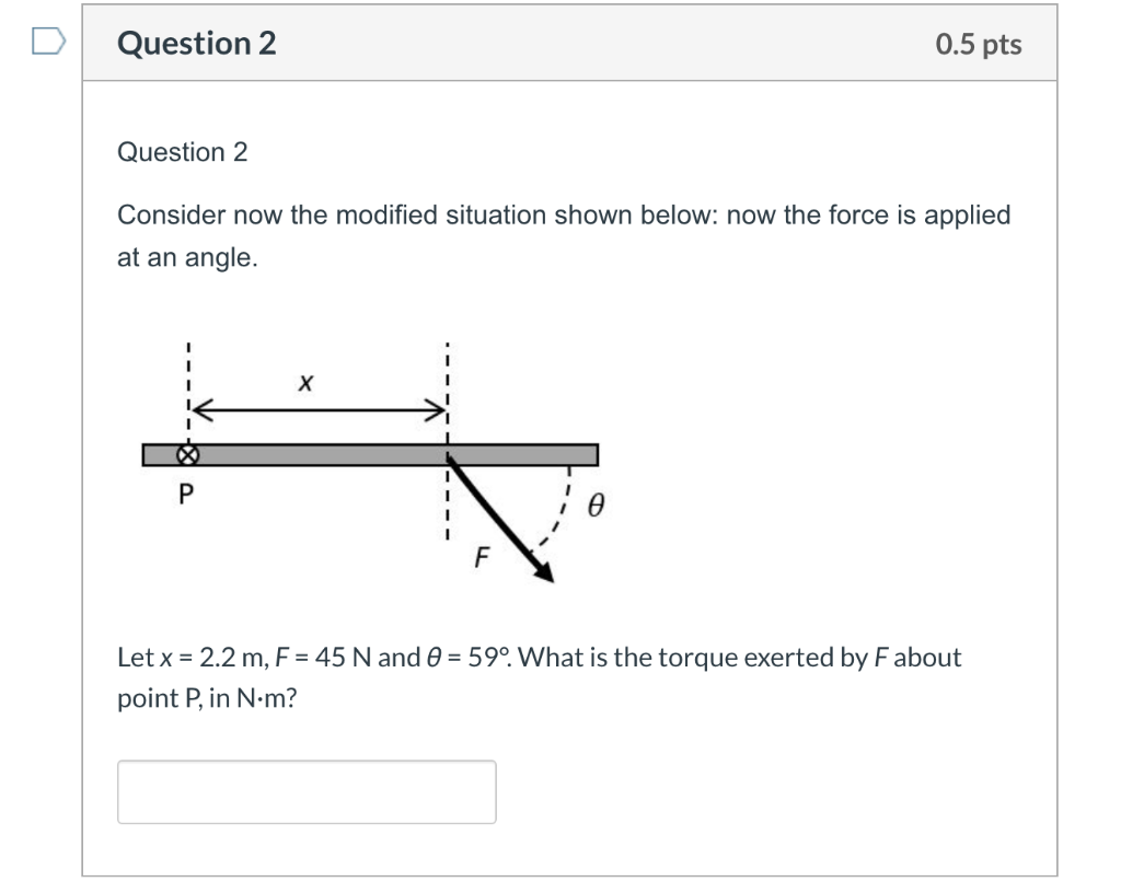 Solved Question 2 0.5 pts Question 2 Consider now the | Chegg.com