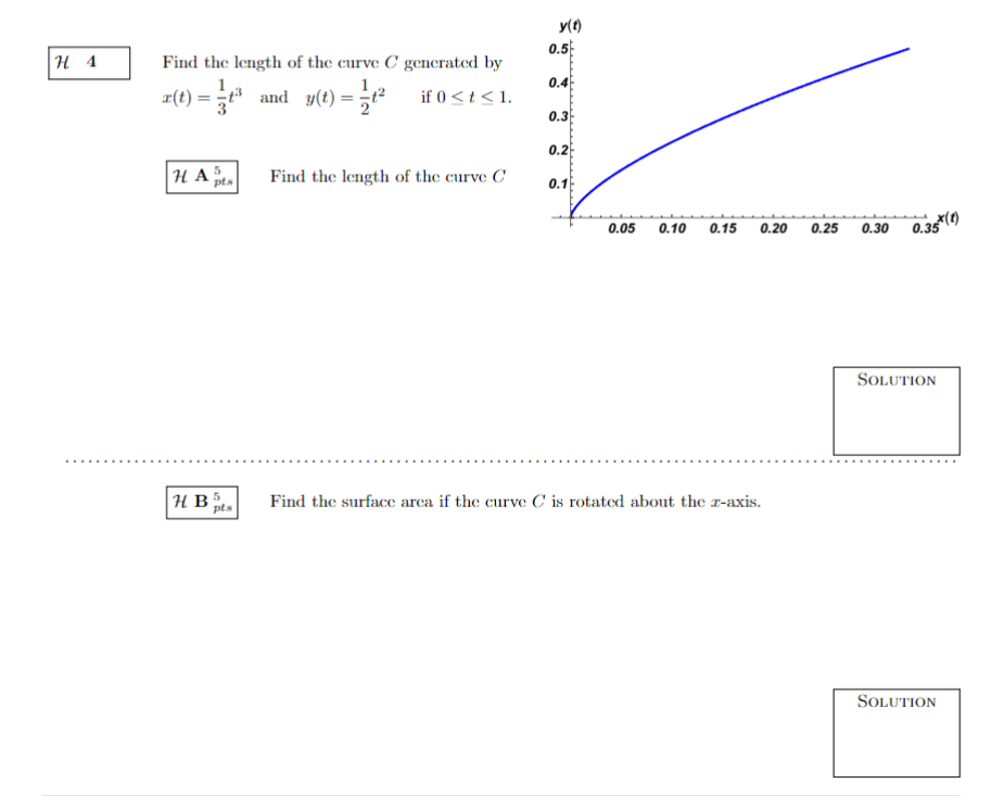 Solved Calculus 2 ﻿Parametric Equations | Chegg.com