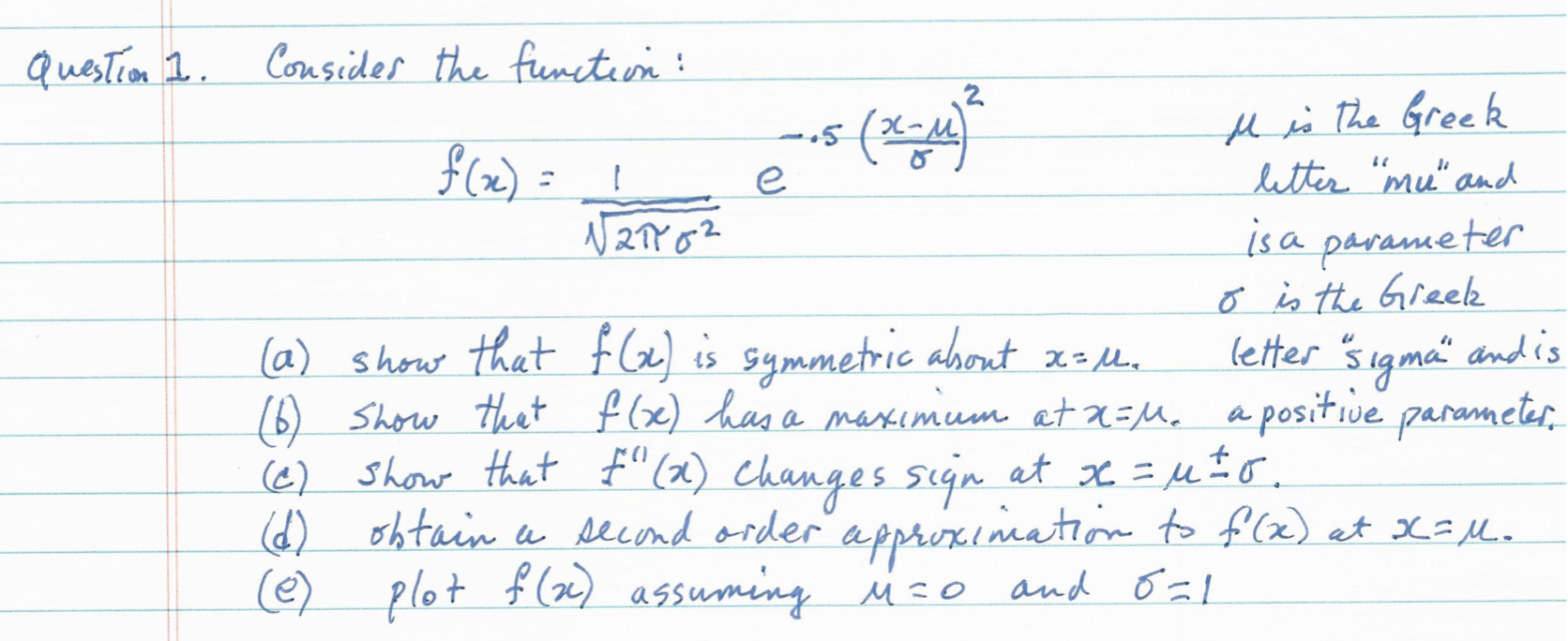 Question 1 2 Consider The Function M Is The Gre Chegg Com