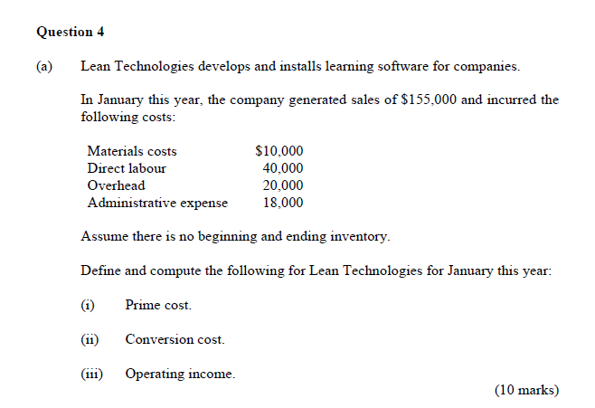 define conversion cost