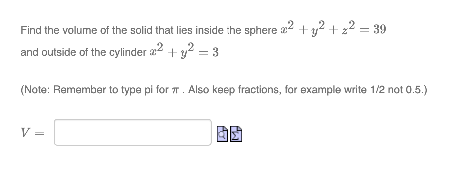 Solved Find the volume of the solid bounded by the cylinder | Chegg.com