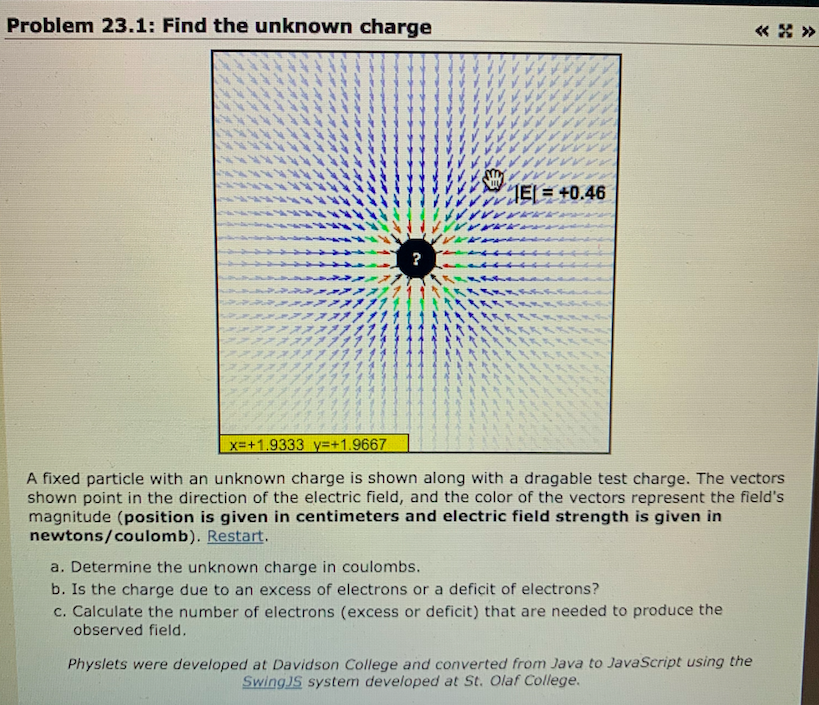 Solved: 3 - Find The Unknown Charge The Strength Or Magnit... | Chegg.com