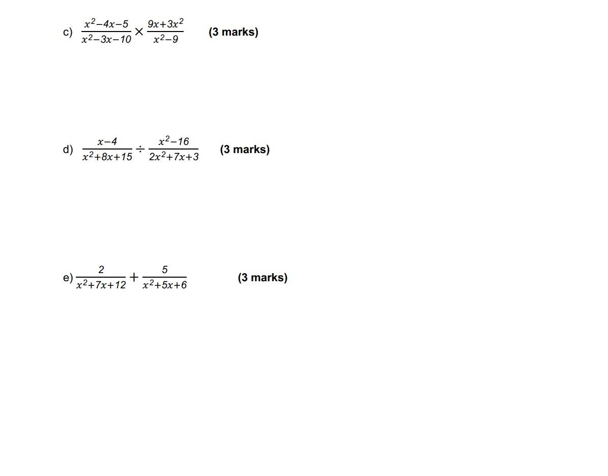 5 10 x 4 9 x 3 8