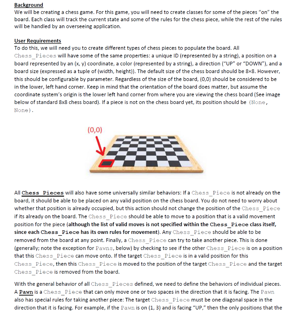 chessboard pdf open cv python